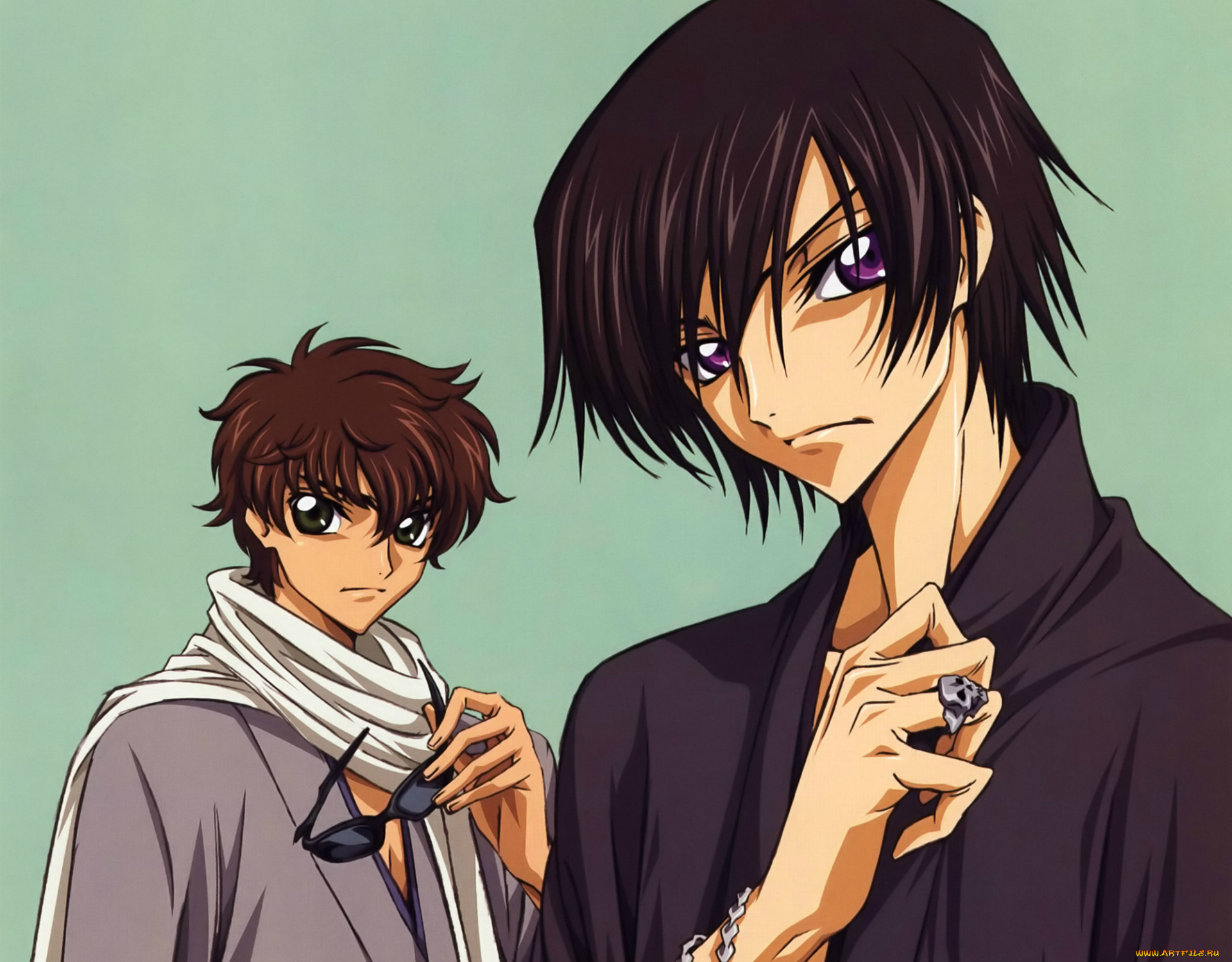 , code geass, art, takahiro, himura, code, geass, lelouche, lamperouge, suzaku, kururugi, , , , 